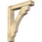 Ekena Millwork Olympic Block Rough Sawn Bracket w/ Offset Brace, Douglas Fir, 6"W x 30"D x 36"H BKT0604X30X36OLY05RDF - alternate 1